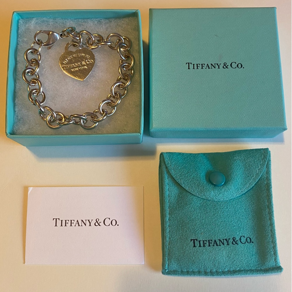 Tiffany & Co. Return to Tiffany Sterling Silver Heart Tag Bracelet